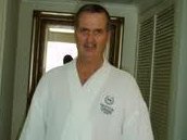 Jeff in Presidential Suite at The Sheraton Presidente San Salvador in 2010