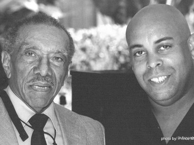 Larry Washington with the Late Great Drummer Earl Palmer (RIP)!