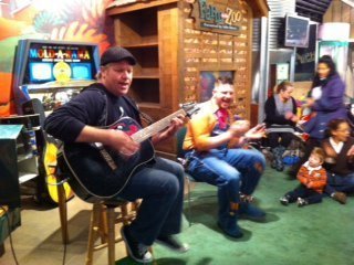 playing for the kids with Mr. Singer at the Lincoln Park Zoo, April 2012