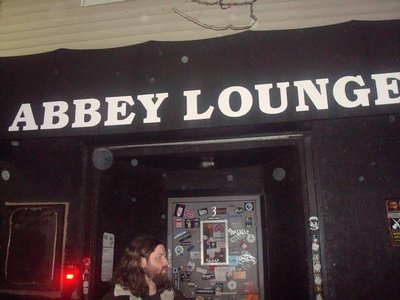 Jeremy in Front of the Abbey Lounge 11/14/2008
