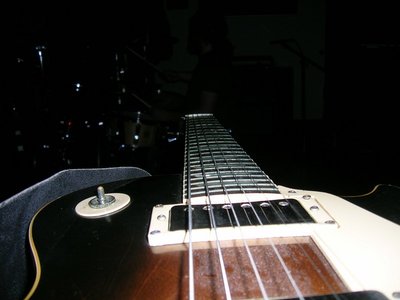 Scott's Les Paul in the studio 10/23/2008