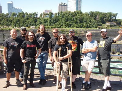 Maarten, Frenz, Arendt, Roel, Patrick (from Solenoid), Jeremy, Scott, Jay & Jesse (We're All Gonna D