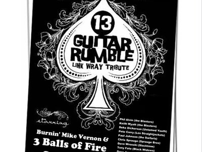 13 Guitar Rumble  May 18  Redwood Bar & Grill