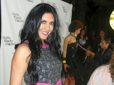 "Best Rock Artist" Nominee Kristen Faulconer on The Red Carpet at The Indie Music Channel Awards