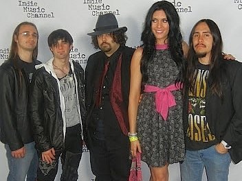 "Best Rock Artist" Nominee Kristen Faulconer on The Red Carpet at The Indie Music Channel Awards