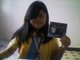 Le me with my most prized possession. My medal and My copy of "Eternity". <3