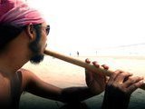 Flute Bansuri Binod katuwal Nepal. photo