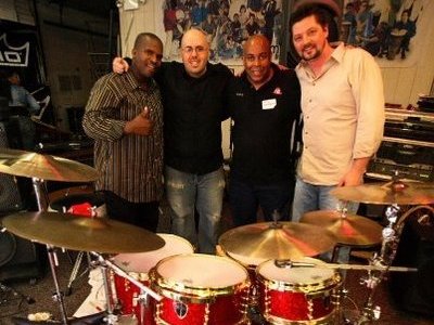 Will,Gary, Larry, Orcy..Drummer's for Jesus Performance, North Hollywood, CA!