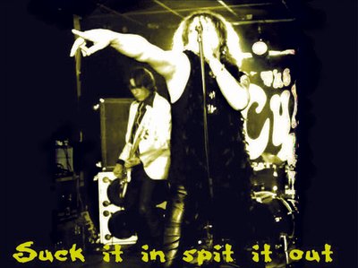 Album cover "Suck it in, spit it out"