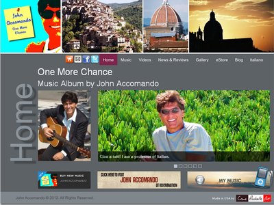 My new website. Please visit and share www.johnaccomando.com