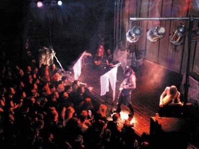 Christian Death at Leipzig (Germany) Festival during a European tour. I'm kinda hidden, stage right