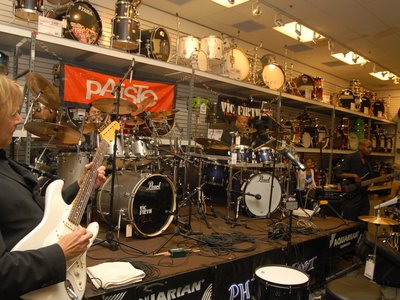 Sam Ash Ontario, CA  Drum Clinic w/ Mike, Joe, Larry, Brad, & Stu (not pictured)