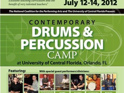 2012 Drums & Percussion Camp Flyer