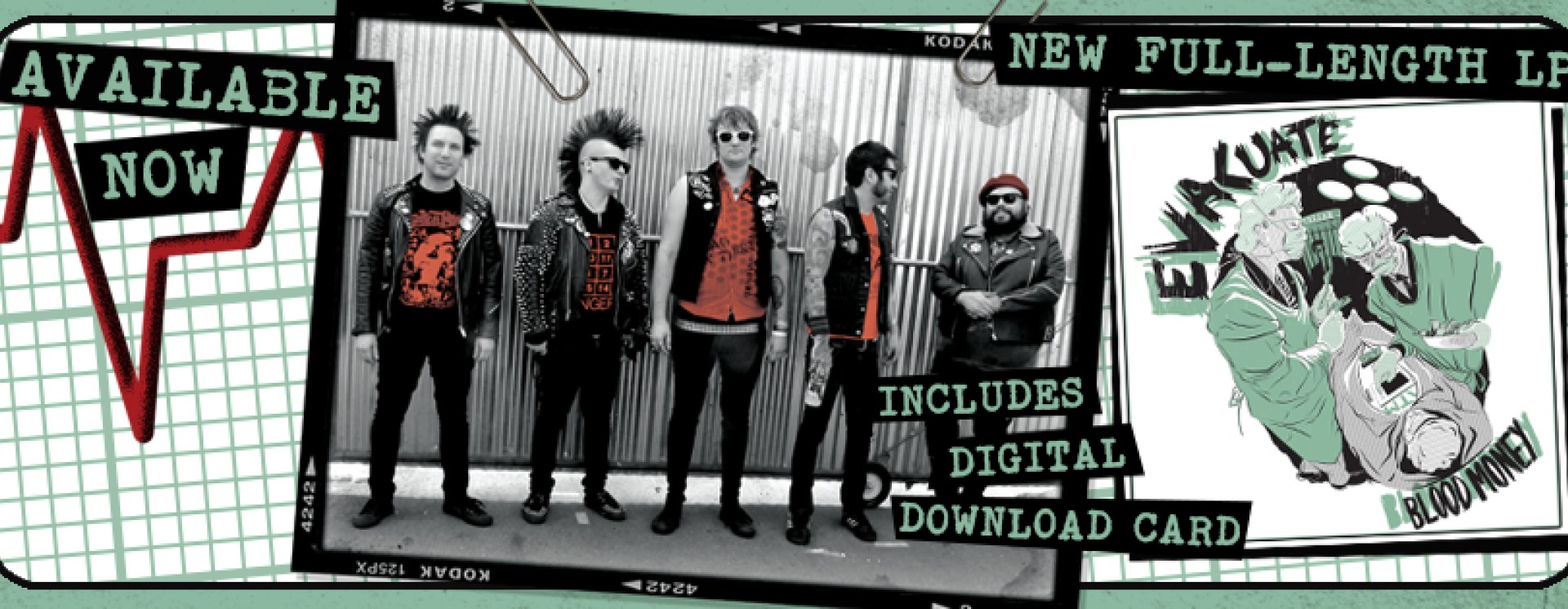 ReverbNation banner for @evacuate