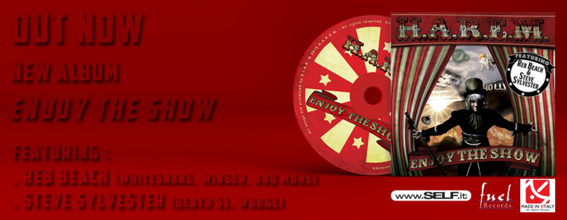 ReverbNation banner for @harem