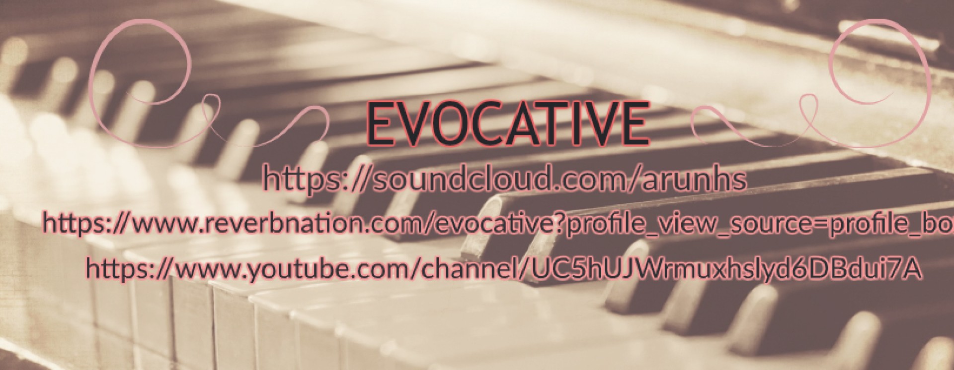ReverbNation banner for @evocative