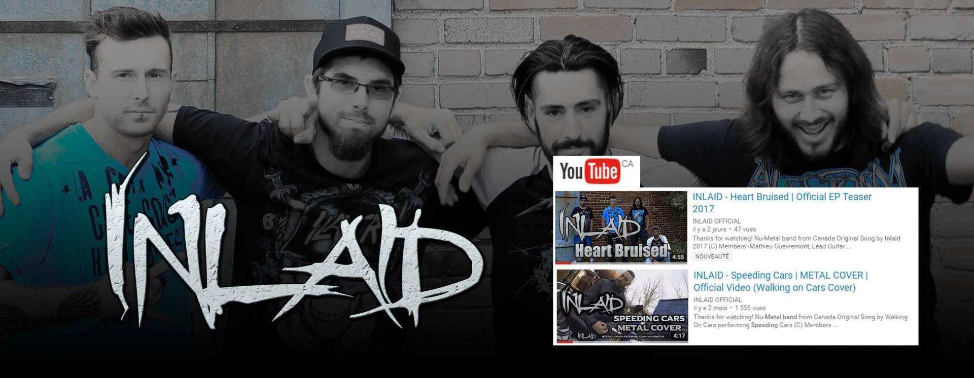 ReverbNation banner for @inlaid