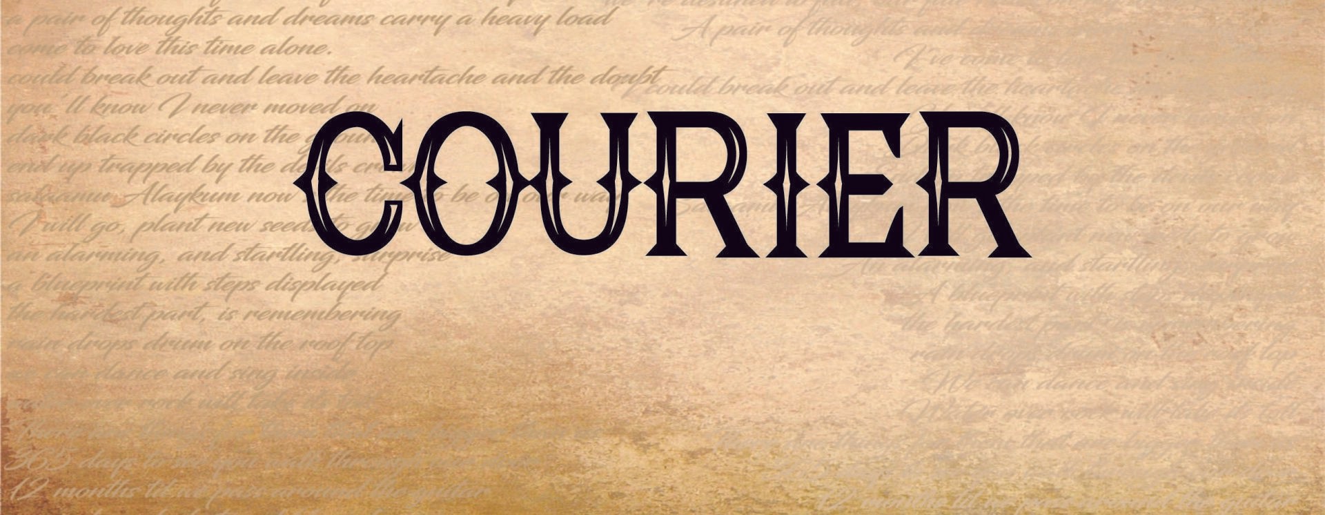 ReverbNation banner for @courier