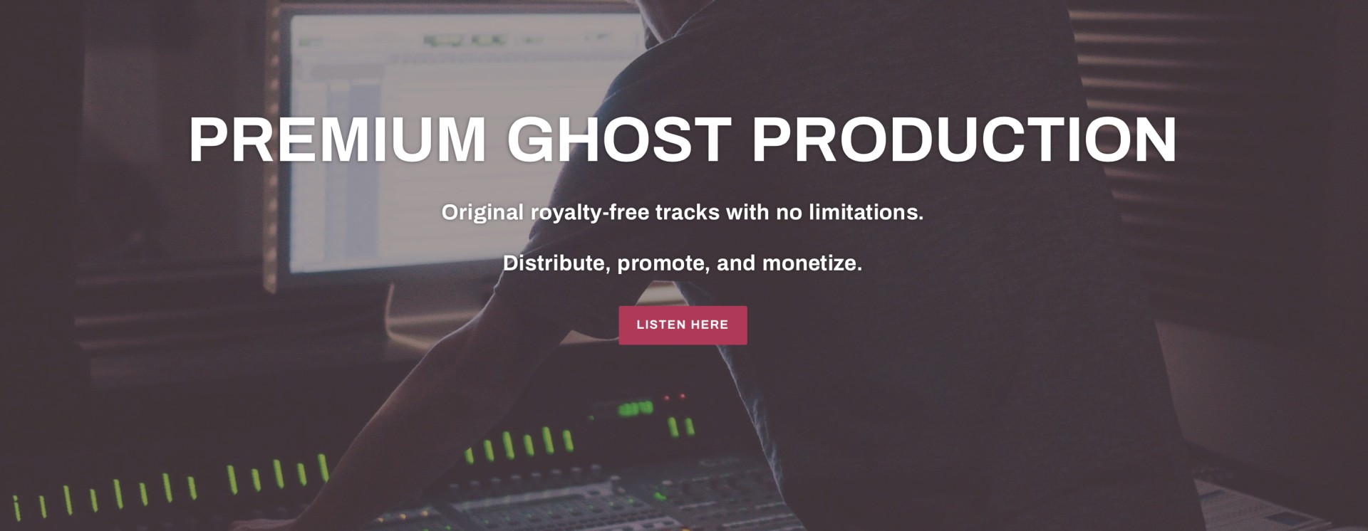 ReverbNation banner for @ghostr