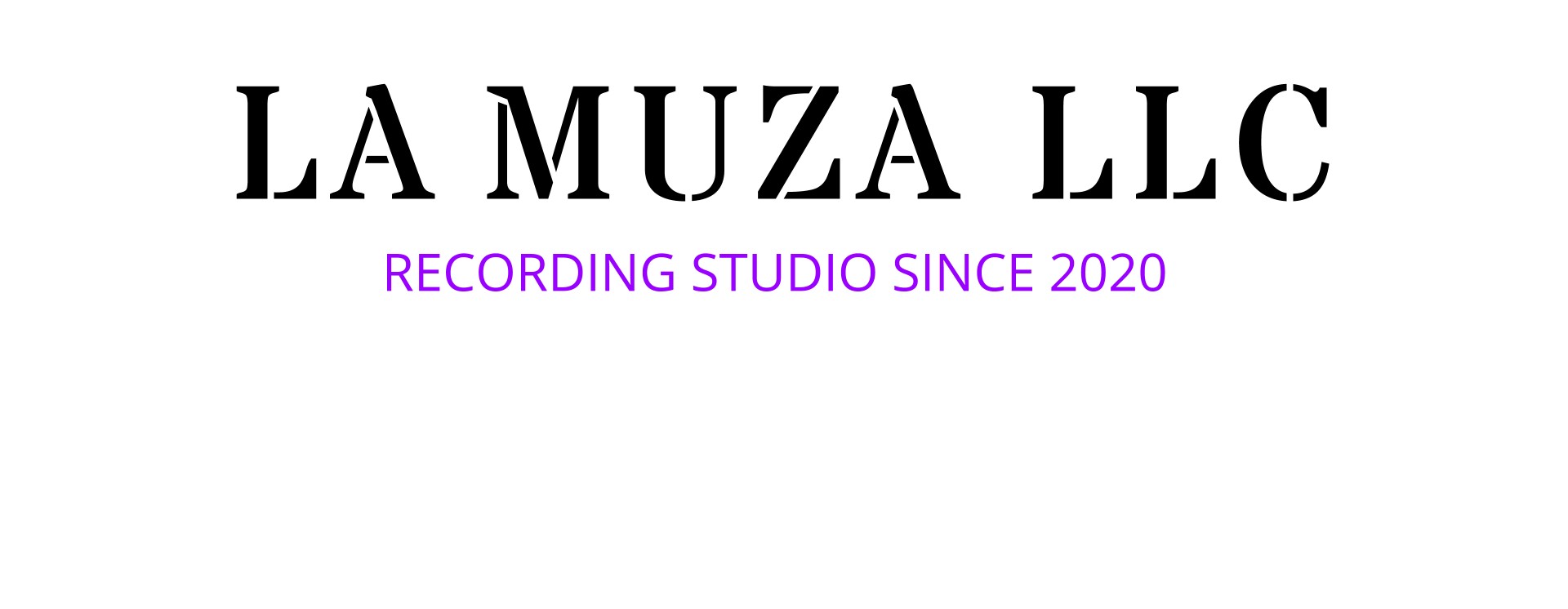 ReverbNation banner for @LaMuzaLLC