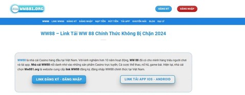 WW88 Link - Khám Phá Cơ Hội Giải Trí Mới Mẻ
