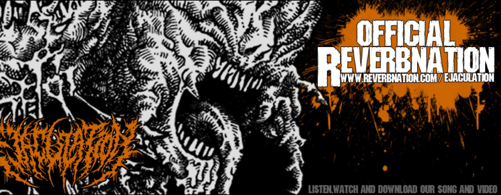 ReverbNation banner for @ejaculation