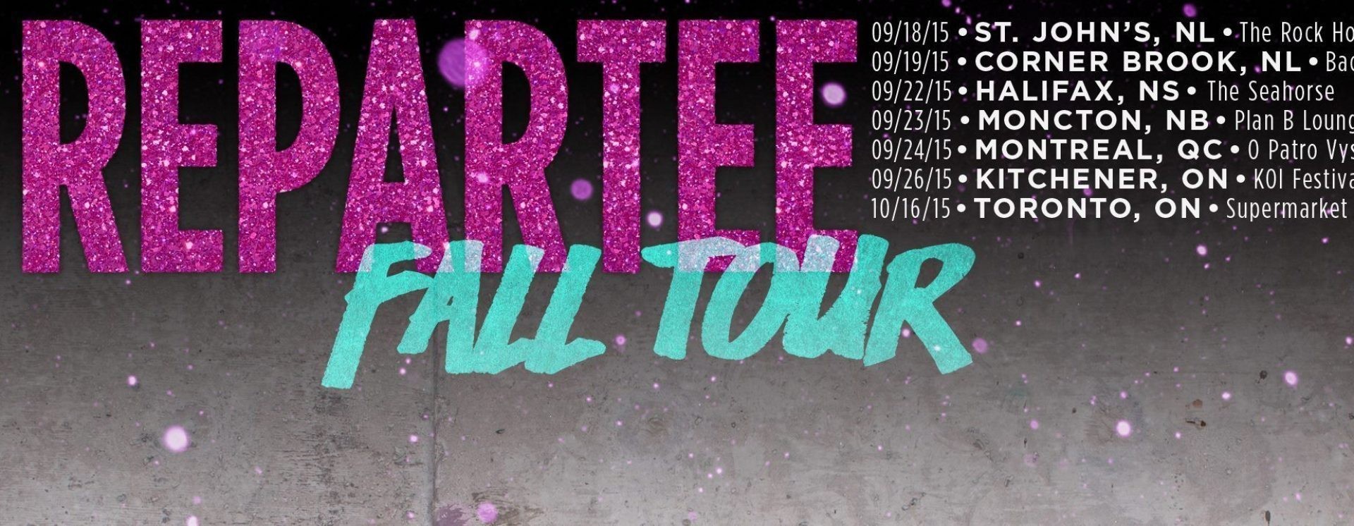 ReverbNation banner for @repartee