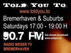 Told You To Urban Radio 90.7 FM Bremerhaven & worldwide stream